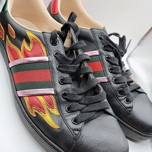 Gucci Ace Flame Sneakers 11